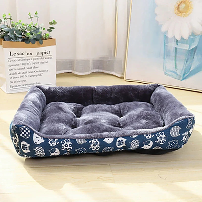Cama Suave Premium para Perros y Gatos | Súper Acolchonada y Antideslizante