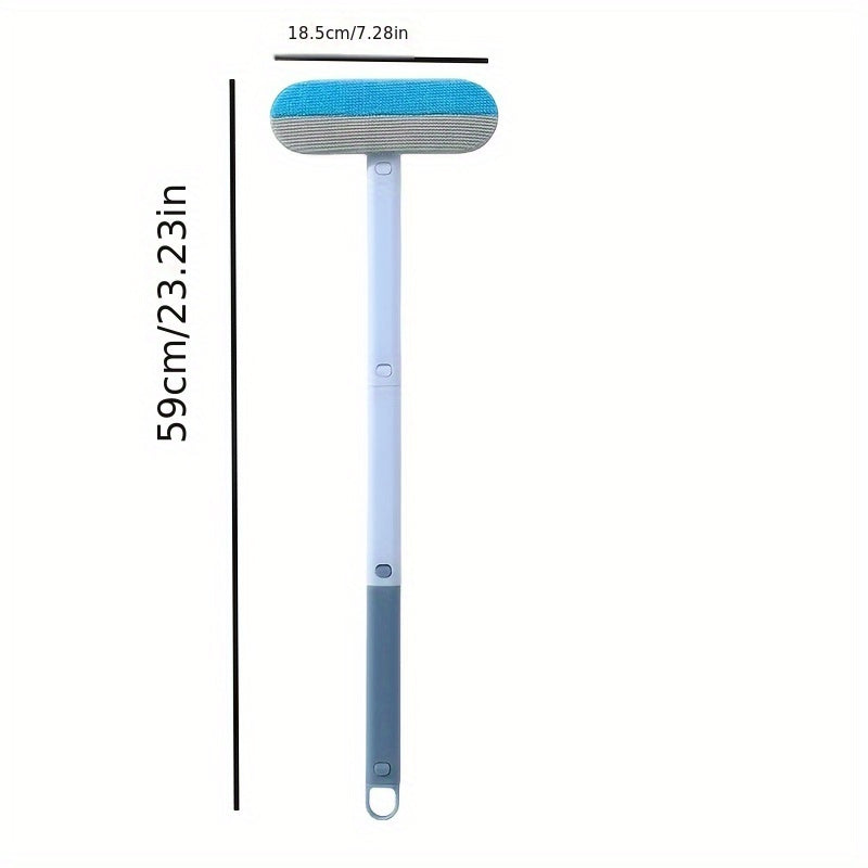 Cepillo Removedor de Pelos para Mascotas 2 en 1 | Autolimpiante, Reutilizable y Sin Daño al Mueble