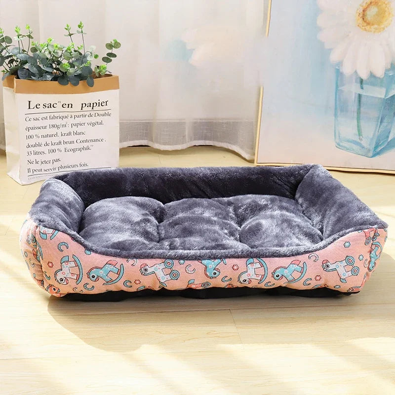 Cama Suave Premium para Perros y Gatos | Súper Acolchonada y Antideslizante