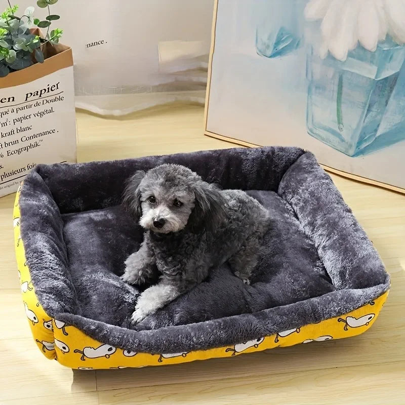 Cama Suave Premium para Perros y Gatos | Súper Acolchonada y Antideslizante